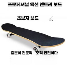 스케이드 보드 초보용 성인 여가 스포츠 건강 취미, 1개, 블랙 나이트(행동)