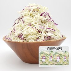 의령농산 유알팜 국내산 간편 샐러드 양배추적채 샐러드 대용량 2kg, 1개