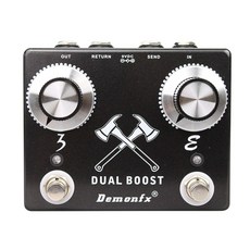 Demonfx DUAL BOOST 雙槌 雙軌 電吉他效果器 FORTIN 33 XOTIC EP 二合一, 1個