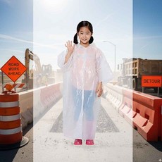 일회용 우의 아동용 성인용 캠핑의류 남자우비 산업현장 등산용