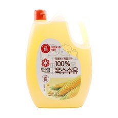 와이제이 대용량식자재 옥수수식용유(백설 1.8L)X10, 3.6L, 1개