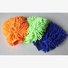 방수기능 초극세사세차장갑 내부세차 셀프 관리용품 차량용워시미트, 오렌지