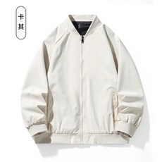 潮流落肩飛行立領防風夾克外套