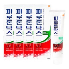 파로돈탁스 데일리 후로라이드 치약, 150g, 4개입, 4개