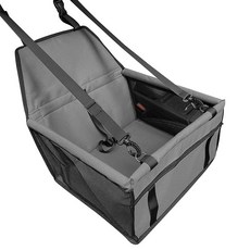 新車用墊狗狗貓咪安全座包後座專用外出防髒水汽車座椅狗窩床laiwc, 深灰色（加強款）, 1個