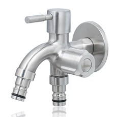 클린 스텐 양갈래 수도꼭지 냉수, 1개