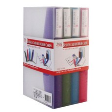 雙鶖 Flying 480名果凍色名片簿 NCL-1204 (4本入) - 大容量、輕巧設計，辦公室名片收納首選