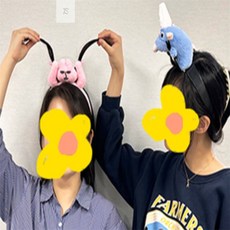 토탈셀링 머리카락잡는 인형 머리띠 놀이공원코디, 쥐