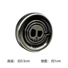 惡魔奶蓋 啪啪幣牌 edc推牌玩具 指尖陀螺 大小眼解壓神器 黑科技減壓 交換禮物, 純銀色工藝+50g啪啪幣, 1個