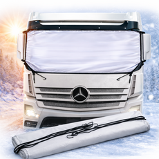 [국산]대형 및 트럭화물차 전용 앞유리 성에방지커버 + 다용도세무용 사은품 증정 / 햇빛차단 커버 자외선 UV 차단 차양가림막, 1개