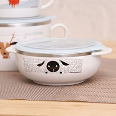 스텐락 알프스 팜 스토리 대접 400ml, 혼합 색상, 1개