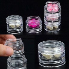 누세라 투명 원형 케이스 5단 미니 큐빅