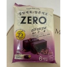 롯데우레푸드 제로 연양갱 팥, 300g, 20개