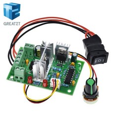 ShengYang 10V 12V 24V 36V PWM DC 컨트롤러 포지티브 반전 스위치 포함 DC 모터 속도 컨트롤러 용 PWM DC 컨트롤러 150W 전자 부품 액세서리 소스, 한개옵션0