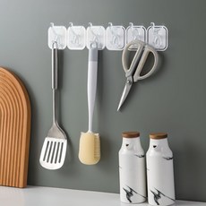 사용 매직후크 가능 낱개로도 무타공 6P 55920PC 1(EA), 오렌지, 1개