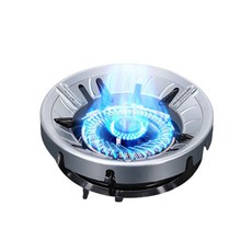 휴대용 가 스레 인지 9홀 바람막이 소풍차박 캠핑 용품 렌지 버너 윈드 스크린, 실버, 실버