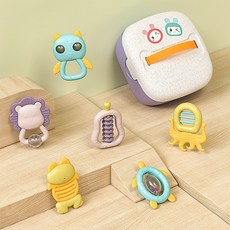 투마마 아기 딸랑이 6종 세트, 혼합색상, 1개