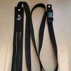 羽之緣 家用羽毛球訓練器, 1個, 升級戶外用訓練器黑160cm 不含鋁座膠