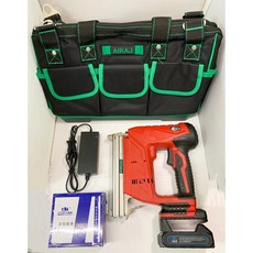 JS GUA 鋰電電動釘槍 JJ(牧田款) 21V(18V), 1個, 1022J釘槍 2.5AH單電_手提袋