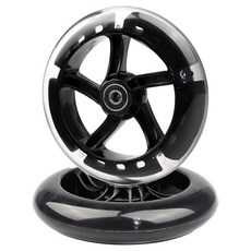 [ 1141319 ] 글레이더 전면/후면 스윙 위글 스쿠터 145mm 화이트 플래시 PU 교체 휠 3륜 Y 플리커 A3 B3 C3 SP3 F3 리프트 (2), [ 1141319 ] 글레이더 전면/후면 스윙 위글 스