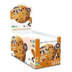 레니앤래리스 더 컴플리트 쿠키 피넛 버터 초콜릿 칩 12개입 비건 프로틴 16g, 1.36kg, 1개