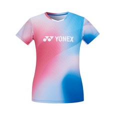 YONEX 女款羽毛球短袖T恤 221TS016F 粉紅色