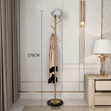 철제 북유럽 대리석 화이트 거치대+블랙 스탠드옷걸이 코트랙, 3. 나뭇가지옷걸이골드홀더+블랙대리석