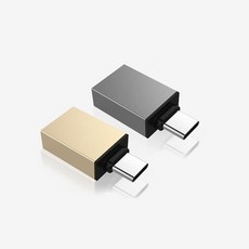 USB 3.1 C타입 OTG 메탈 젠더, 로즈골드, 1개