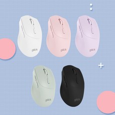 지클릭커 오피스프로 무소음 블루투스 마우스 G-CLICKER OFFICEPRO 쓸데많은다쿠아즈, 퍼플