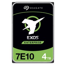 Seagate Exos 7E10 SATA 512N 4TB HDD CMR 6Gbs 256MB 7200rpm ST4000NM000B 3.5인치 내장 하드