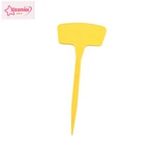 서락 칼라 T형 화분 식물 나무 이름표 36cm 식물팻말