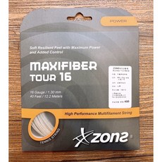 【ZONS】MAXIFIBER TOUR16 科技羊腸線 控球球感佳網球線, 1個
