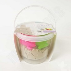 실속형 천연 모래놀이 패키지 1kg 찍기틀포함 유치원만들기키트 DIY만들기, 옐로우 모래 1kg