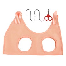 개 고양이 손질 해먹 손톱 절단을위한 고정 목욕 가방 안티 스크래치 고양이 트리밍 구속 가방 고양이 아름, 03 2-6KG, 10 Pink Set