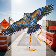 독수리연 전통놀이 허수아비 어른장난감 학습용품 새그물, (낱개)