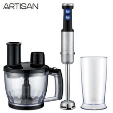 ARTISAN奧的思 五段速手持食物調理攪拌棒旗艦組 HB0101RS1，多功能料理好幫手，輕鬆製作各式美食