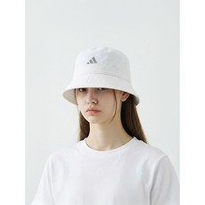 아디다스 남녀공용 햇빛 차단 버킷 햇 벙거지 모자 여행 골프 낚시 등산 모자, 714 화이트 여성