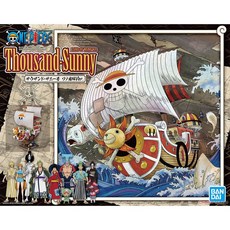 BANDAI 海賊王 ONE PIECE 航海王 千陽號 THOUSAND SUNNY 海賊船 和之國篇 鋼普拉, 1個