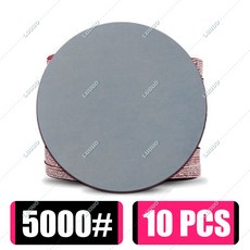 샌드페이퍼 종이사포 10PCS 라운드 사포 샌딩 디스크 메탈 자동 나무 자동차 바퀴 복원 연마 키트 80-5000 그릿 샌드 시트 2-6 인치, 5inch 121mm, [28] 10PCS Grit 5000, 1개