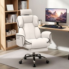 New World e스포츠 의자 인체공학 컴퓨터 의자 게임 의자 사무용 의자 767, 흰색