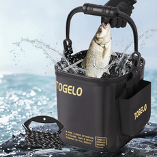 바로바잉 이중지퍼 망사덮개 접이식 두레박