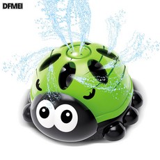 DFMEI 兒童洗澡玩具卡通可噴水, 1個, 瓢蟲(綠):如圖