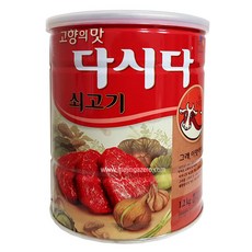CJ 고향의맛 다시다 쇠고기 캔형, 1.2kg, 1개