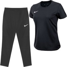 나이키 여자 기능성 반팔티 트레이닝 바지 여성 운동복 트레이닝복 세트 + ALS 마스크