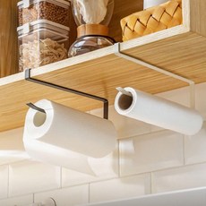 마붐생활 키친타올걸이 행주 다용도 거치대, 2개, 화이트