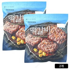 피코크 떡갈비 450g, 2개
