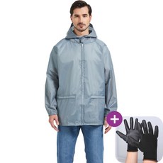 이유엠 다용도 작업복상의+다목적장갑, A타입-차콜, 1개