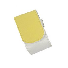 엔포유 골프 공 가죽 케이스 볼 주머니 국내제작, 옐로우, 1개