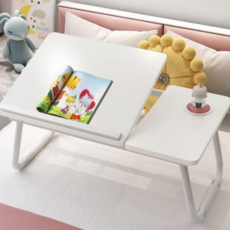 벤브릿 5단 각도조절 접이식 침대 베드 테이블, 화이트