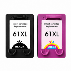 잉크아울렛 HP61 대용량 호환잉크 검정 컬러 세트 DESKJET 1000 1050 1510 2000 2050 ENVY4500, 1개, HP61 XL 검정+컬러 세트